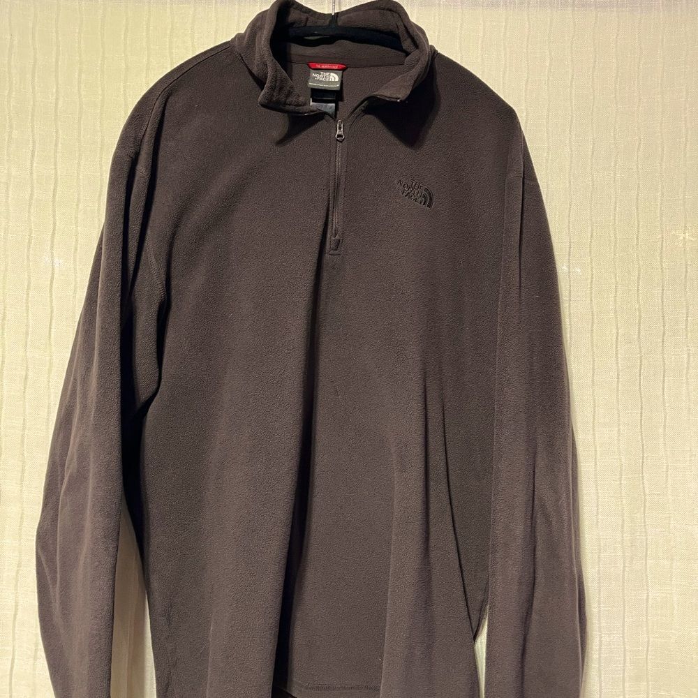 Northface Brown Fleece Pullover- Size XL
